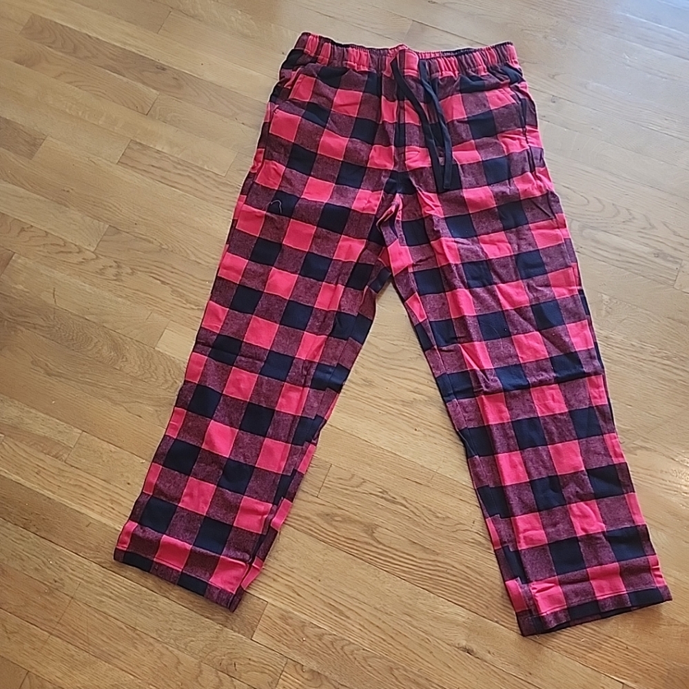 FF- Men's Red and Black Checkered Pajama Pants